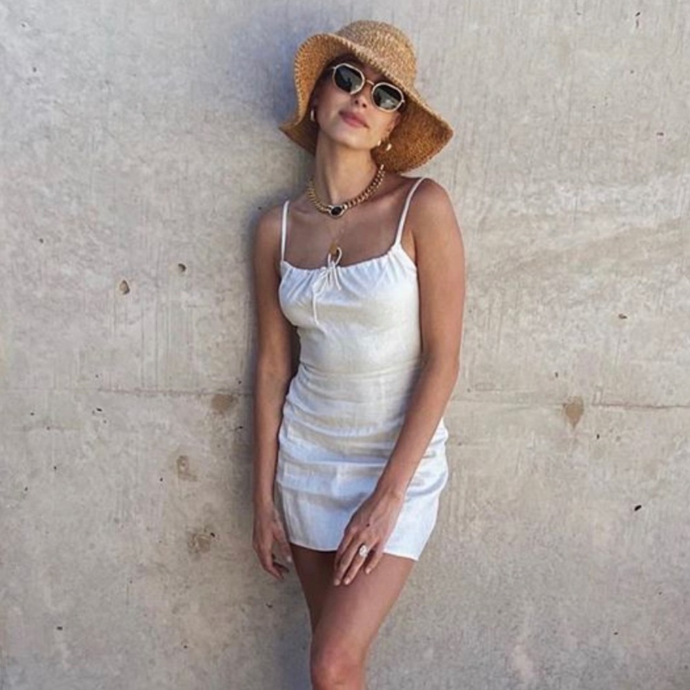 Reformation Violaine Linen Dress